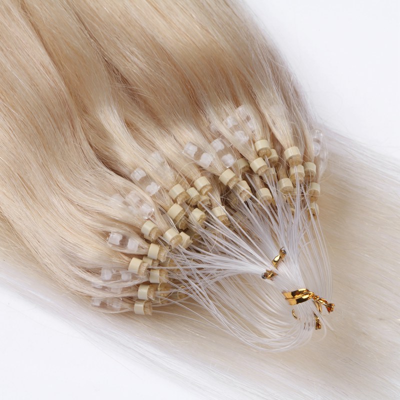 Hot Selling High Quality Micro Loop Hair Extension Blonde Color Wholesale Micro Ring Extension